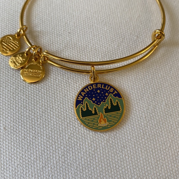 Alex & Ani “Wanderlust” Charm Bangle - Picture 2 of 4